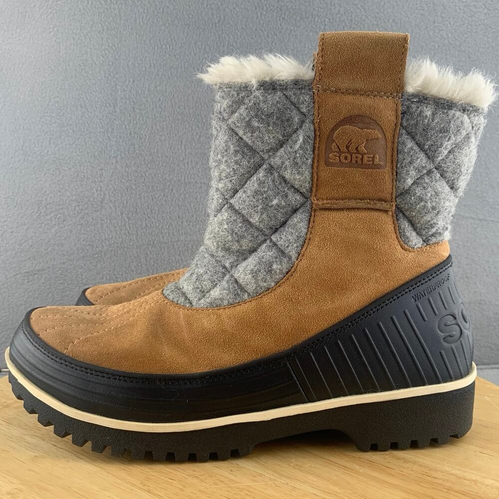 Sorel Brown and Gray Winter Boots